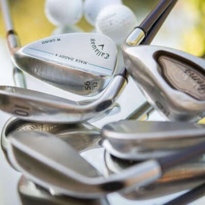 golf clubs with balls scaled Birdie.lt