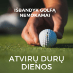 ATVIRU DURU DIENOS 2 Birdie.lt golfo prekių parduotuvė