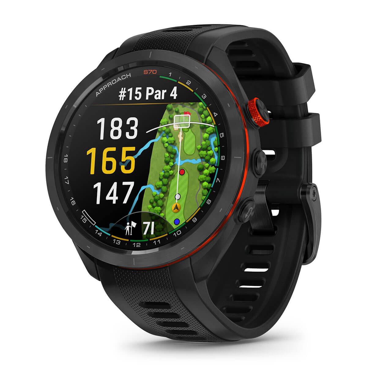 423766 Black Garmin Approach S70 Golf GPS Watch 1 Birdie.lt