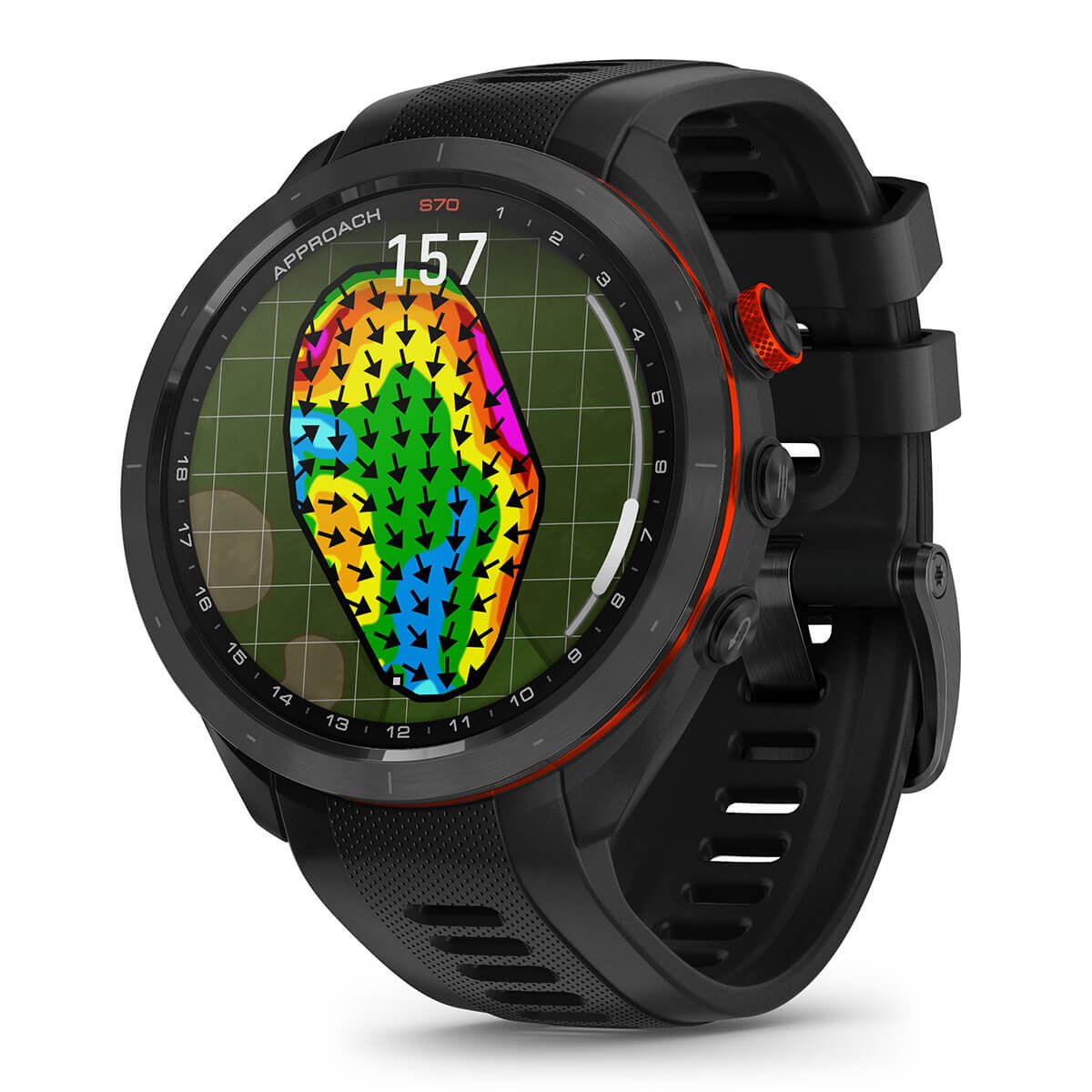423766 Black Garmin Approach S70 Golf GPS Watch 8 Birdie.lt