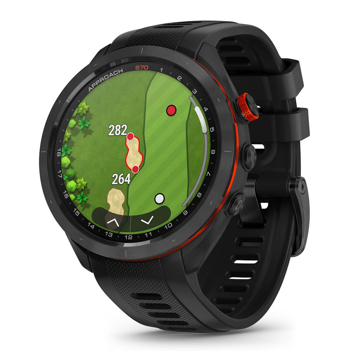 423766 Black Garmin Approach S70 Golf GPS Watch 9 Birdie.lt