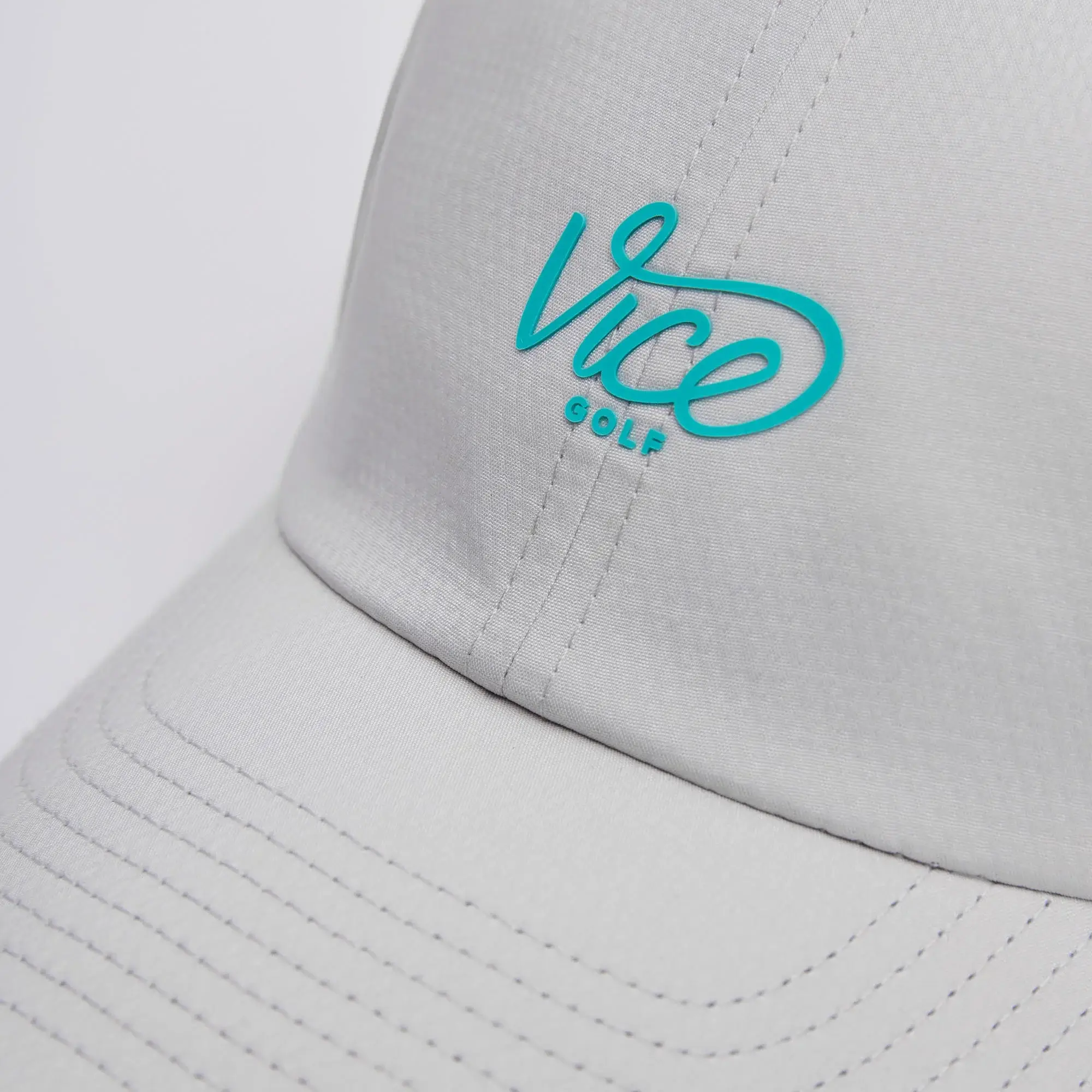 Vice-Golf-Curved-Dad-Cap-Light-Grey